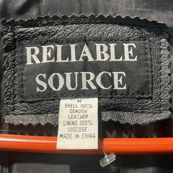 Reliable Source Fur-Lined 100% Leather Coat Size M - Picture 9 of 14